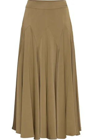 Copenhagen Muse Cmvianna-Skirt Skirts Maxi Skirts Green