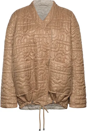 Munthe Timothie Quiltet Jakke Beige