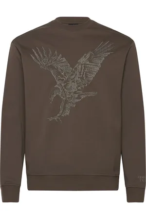 Armani Exchange Sweatshirt Tops Sweatshirts & Hoodies Sweatshirts Brown
