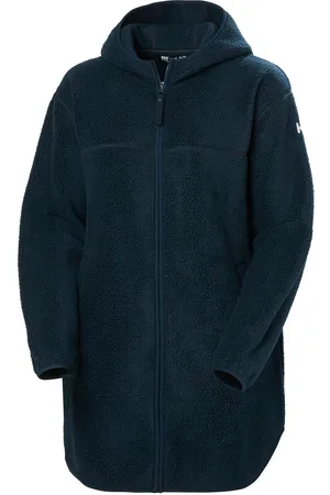 Helly Hansen W Maud Pile Jacket Tops Sweatshirts & Hoodies Fleeces & Midlayers Navy