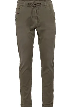 Diesel Krooley-E-Ne L.32 Sweat Jeans Bottoms Trousers Chinos Green