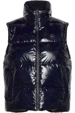 Tommy Hilfiger Lw Down Rev Teddy Vest Vests Padded Vests Black