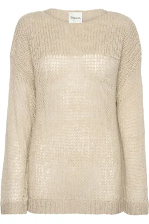 My Essential Wardrobe Lingomw Knit Blouse Tops Knitwear Jumpers Beige