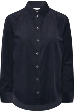 Marc O’ Polo Shirts/Blouses Long Sleeve Tops Shirts Long-sleeved Navy