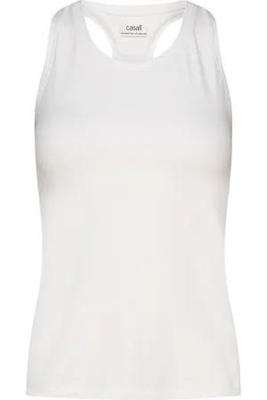 Casall Essential Racerback Tank Sport Sport Clothing Sports Tops & T-shirts Sport Tank Tops White