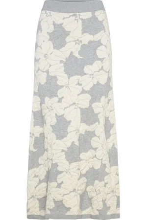 INWEAR Jianaiw Skirt Skirts Knee-length & Midi Skirts Grey