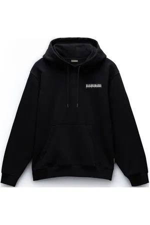 Napapijri Linth Hoodie Tops Sweatshirts & Hoodies Hoodies Black
