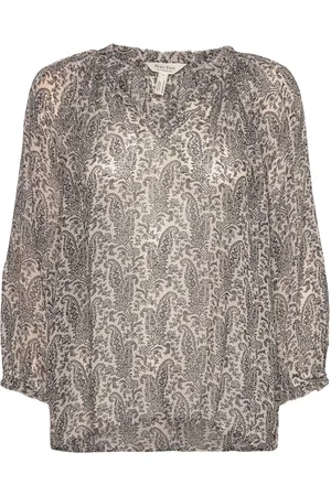 Part Two Elsiapw Bl Tops Blouses Long-sleeved Beige