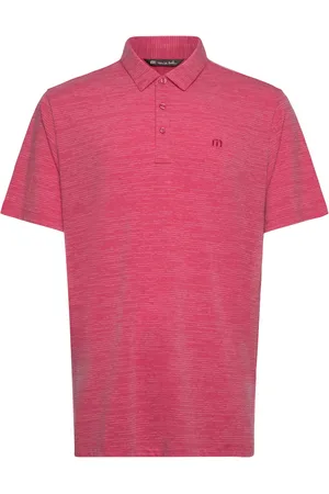 Travis Mathew The Heater Sport Men Sport Clothing Sport Tops Sport Polos Sport Short-sleeved Polos Red