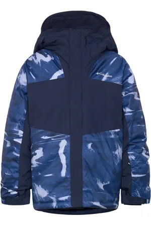 Columbia Mighty Mogul Iii Printed Jacket Outerwear Snow-ski Clothing Snow-ski Jacket Blue
