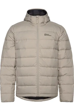 Jack Wolfskin Ather Down Hoody M Sport Jackets Padded Jackets Beige