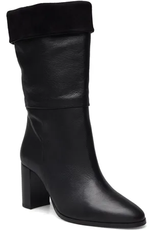 Jonak 088-Vannes Cuir/Velours Shoes Boots Ankle Boots Ankle Boots With Heel Black