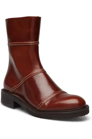 Billi Bi Boots Shoes Boots Ankle Boots Ankle Boots Flat Heel Brown