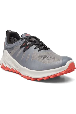 Keen Ke Zionic Wp M-Steel Grey-Poppy Red Sport Men Sport Shoes Sport Outdoor-hiking Shoes Grey