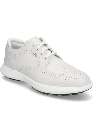 J Lindeberg Fairway Brogue Golf Sneaker Sport Men Sport Shoes Sport Golf Shoes White