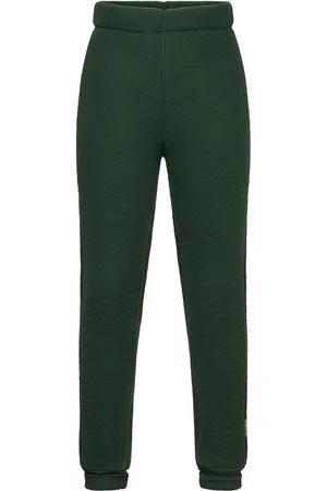 Mikk-Line Wool Pants Outerwear Fleece Outerwear Fleece Trousers Green