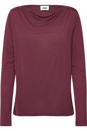 Twist & tango Elianna Top Tops T-shirts & Tops Long-sleeved Burgundy