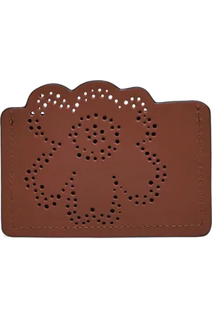 Marimekko Imprint Card Holder Unikko Bags Card Holders & Wallets Card Holder Brown