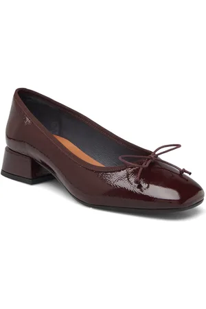 Jonak 264-Dybil Vernis Plisse Ballerinasko Ballerinaer Brown