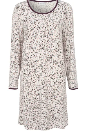 Damella of Sweden Nightdress Long Sleeve Nattøj Multi/patterned