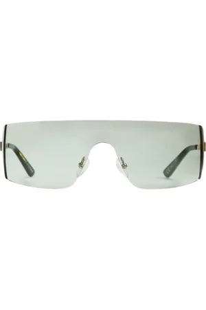Corlin Eyewear Goodfella Gold Green Firkantede Solbriller Green