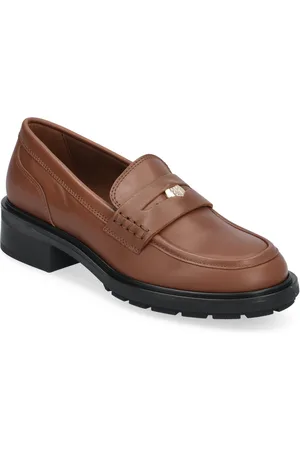 Tommy Hilfiger Th Penny Loafer Loafers Flade Sko Blue