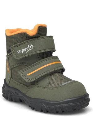 Superfit Husky1 Vinterstøvler Med Burrebånd Khaki Green
