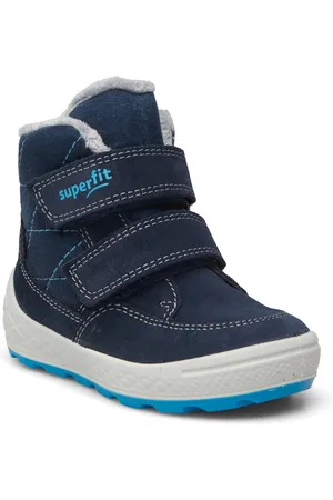 Superfit Groovy 2.0 Vinterstøvler Med Burrebånd Blue
