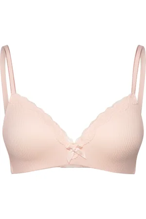 Hunkemöller Lola Non Wired Low Demi Pu Lingerie Bras & Tops Soft Bras Non Wired Bras Pink