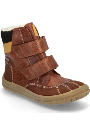 ANGULUS Boots - Flat - With Velcro Vinterstøvler Med Burrebånd Brown