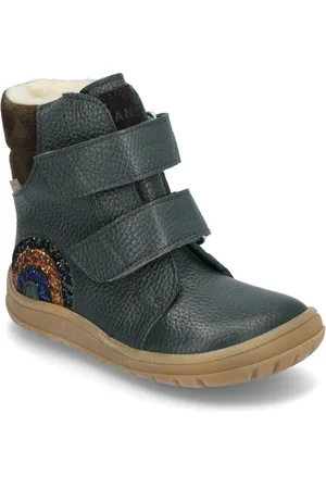 ANGULUS Boots - Flat - With Velcro Vinterstøvler Med Burrebånd Green