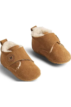 WHEAT Taj Wool Indoor Shoe Slippers Hjemmesko Brown