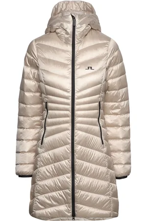 J Lindeberg Lara Light Down Parka Sport Sport Clothing Sport Outerwear Sport Jackets Sport Parkas Beige
