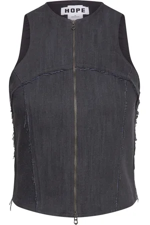 Hope Sculpt Top Vest Grey
