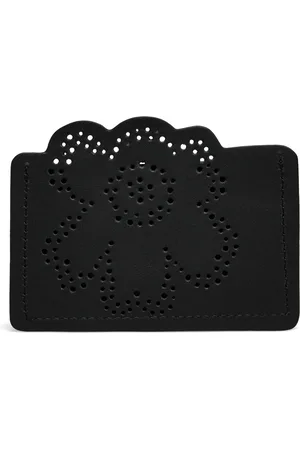Marimekko Imprint Card Holder Unikko Bags Card Holders & Wallets Card Holder Black