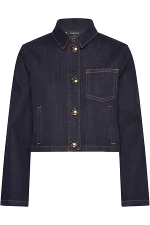 Bardot Lorenzo Denim Shirt Skirts Denim Skirts Navy