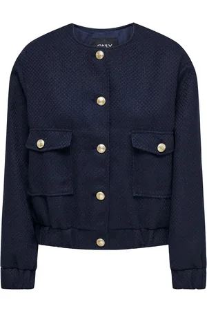 ONLY Onlgia Boucle Jacket Otw Outerwear Jackets Light-summer Jacket Navy