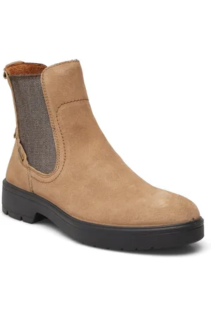 Legero Mystic Shoes Boots Ankle Boots Ankle Boots Flat Heel Beige