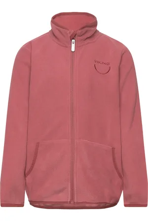 Viking Playtime Fleece Jacket Warm Sport Fleece Outerwear Fleece Jackets Pink