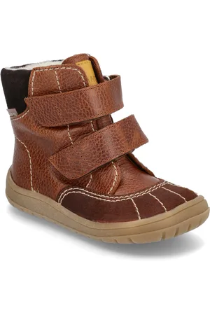 ANGULUS Boots - Flat - With Velcro Vinterstøvler Med Burrebånd Brown
