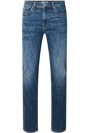 SELECTED Slh175-Slim Leon 6432 M.b Super Jns Bottoms Jeans Slim Blue