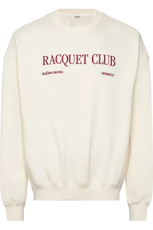 Björn Borg Ace Heavy Crew Sport Men Sport Clothing Sport Sweatshirts & Hoodies Sport Sweatshirts Cream