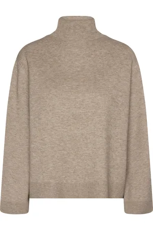 Bruuns Bazaar Simonabbada Knit Tops Knitwear Jumpers Beige