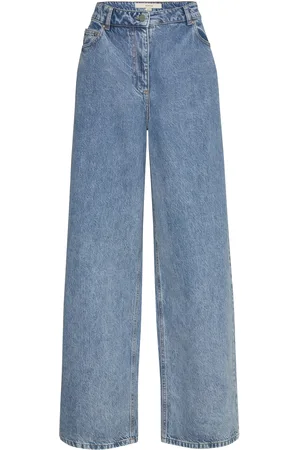 REMAIN Birger Christensen Cocoon Denim Pants Bottoms Jeans Wide Blue