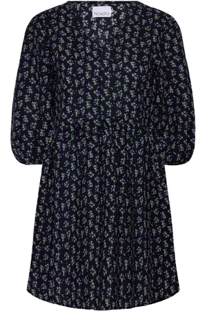 Noella Farris Dress Seersucker Kort Kjole Navy