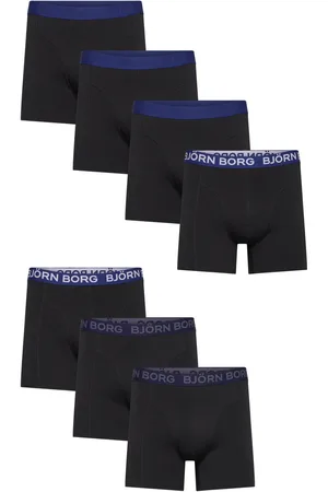 Björn Borg Cotton Stretch Boxer 7P Boxershorts Black