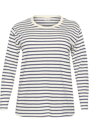 Kaffe Kcwinni Ls T-Shirt Tops T-shirts & Tops Long-sleeved White