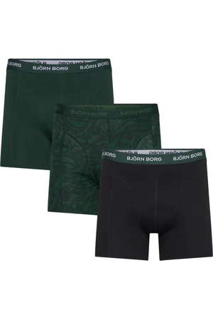 Björn Borg Cotton Stretch Boxer 3P Underwear Boxer Shorts Black