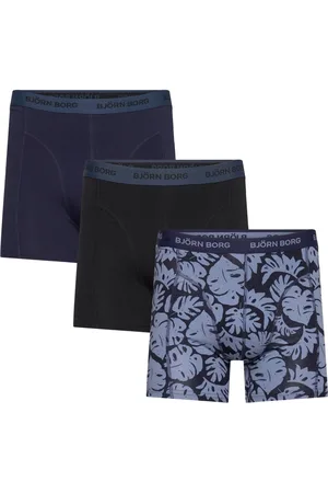 Björn Borg Cotton Stretch Boxer 3P Underwear Boxer Shorts Multi/patterned