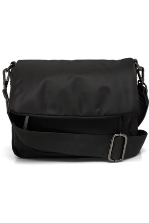 Hvisk Cayman Pocket Puffer Matte Twill Bags Crossbody Bags Black